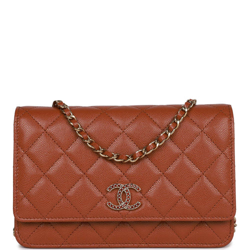 New Chanel 19 WOC Caramel brown beige tan wallet on chain classic small  flap bag gold logo hardware lambskin c19, Women's Fashion, Bags & Wallets,  Cross-body Bags on Carousell