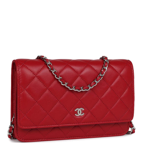 Chanel Wallet on Chain WOC Black Caviar Silver Hardware – Madison
