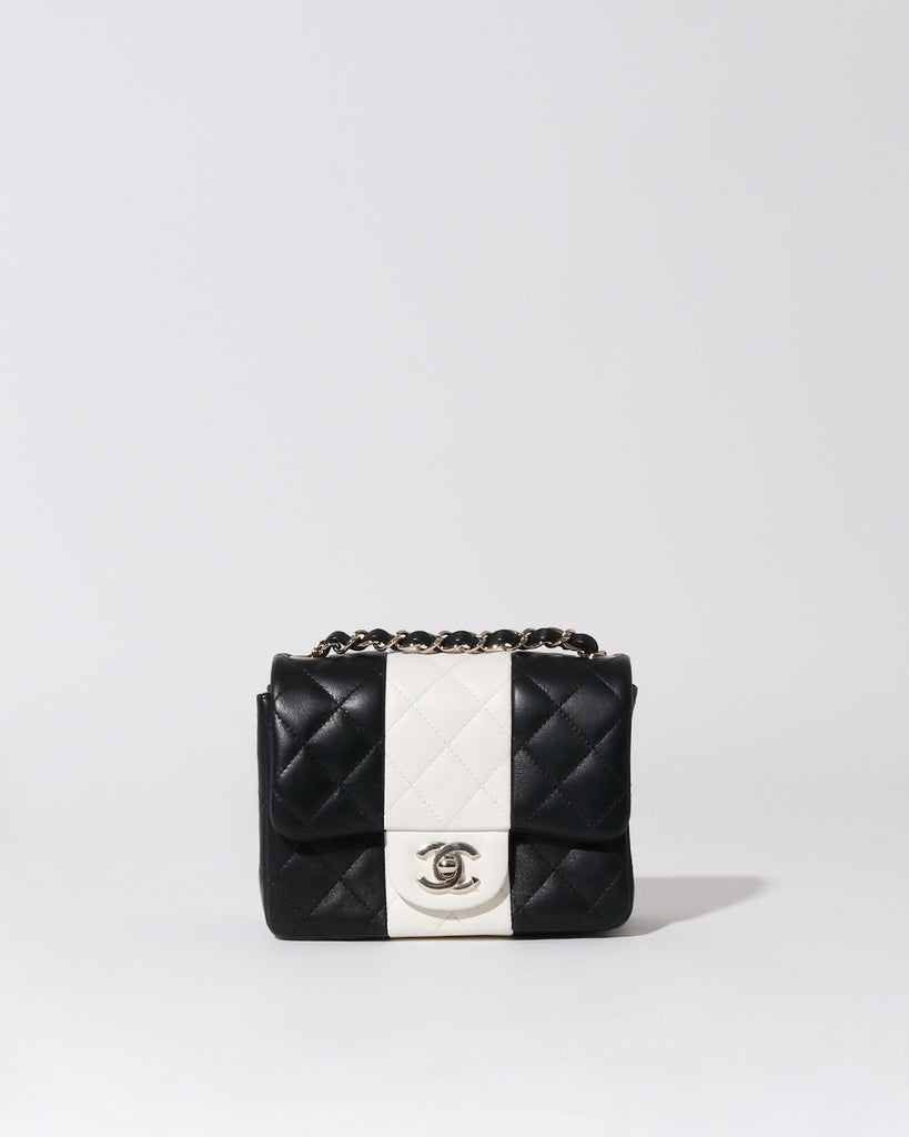 CHANEL 21K Micro Flap Bag w/ Top Handle & Chain - Timeless Luxuries