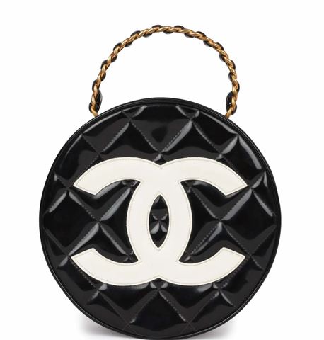 SUPER RARE VINTAGE CHANEL LUNCH BOX STYLE VANITY BAG