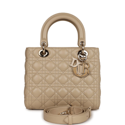 Christian Dior Small Lady Dior Tote White Himalaya Crocodile Silver Ha –  Madison Avenue Couture