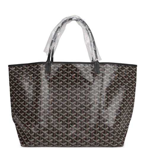 Goyard Goyardine Saint Louis PM Black & Tan