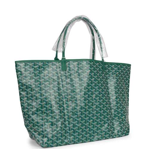 Goyard, Bags, Brand New With Tags Goyard St Louis Gm In Green Tote Bag