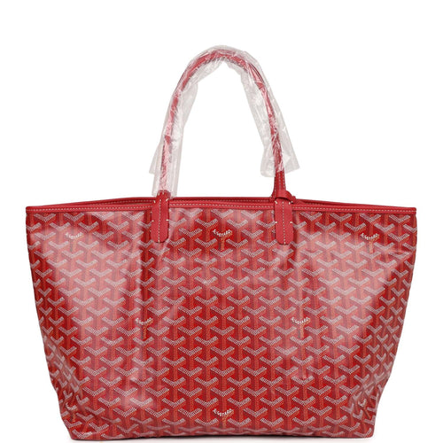 Goyard Burgundy Goyardine Coated Canvas and Leather Saint Louis