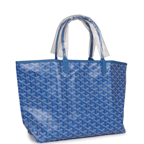 Goyard Navy Blue Goyardine Coated Canvas St. Louis GM Tote Goyard