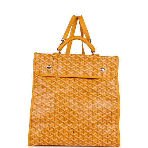 Goyard Belvedere PM Orange in Canvas/Cowhide with Palladium-tone - US