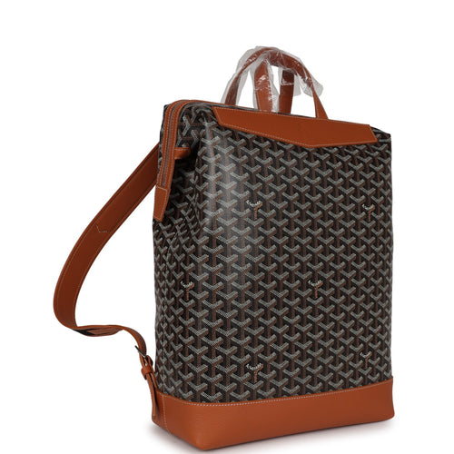 Goyard Black And Brown Chevroches Calfskin And Goyardine Canvas Anjou Mini  Bag Palladium Hardware, 2017 Available For Immediate Sale At Sotheby's