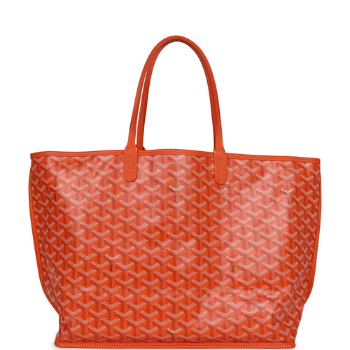 Goyard Anjou Tote PM White in Calfskin/Canvas with Palladium-tone