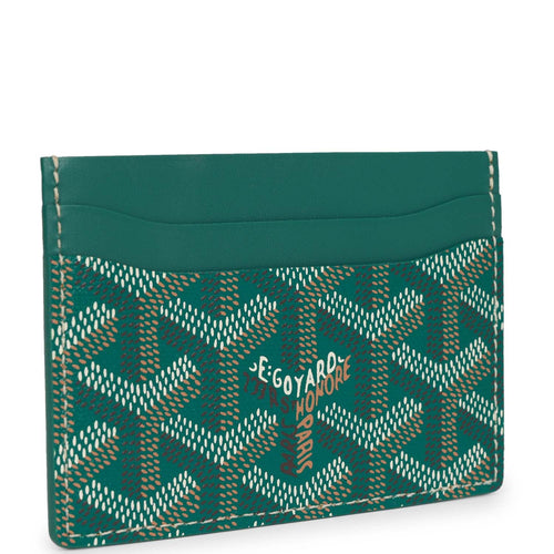 Goyard Goyardine Green Saint-Sulpice Card Wallet – Madison Avenue Couture