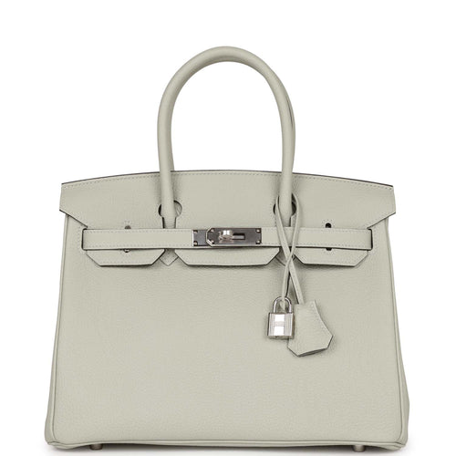 HERMES BIRKIN 25 VERT DE GRIS TOGO WITH GHW - LX1337