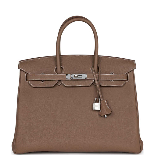 Hermès Rose Tyrien Birkin 35cm of Epsom Leather with Gold Hardware