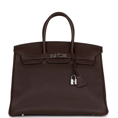 Hermes Birkin 30cm Malachite Togo Leather Palladium Hardware