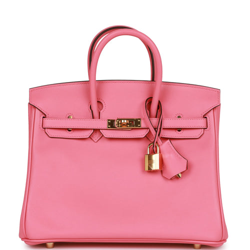 Hermès Birkin 25 Rose Sakura Swift Palladium Hardware PHW