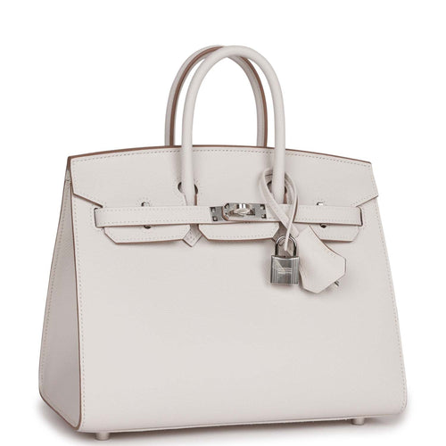 Hermès 25cm Birkin Sellier Mauve Pale Palladium Hardware – Privé Porter