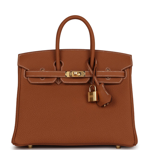 Hermes HSS Bi-Color Bleu Nuit and Craie Togo Birkin 25cm Gold Hardware –  Madison Avenue Couture