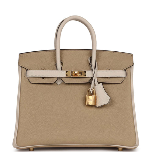 Hermes Special Order (HSS) Birkin 25 Beton and Gris Asphalte Ostrich –  Madison Avenue Couture