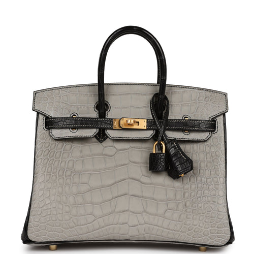Hermes Special Order (HSS) Birkin 25 Gris Perle and Rose Azalee Chevre –  Madison Avenue Couture