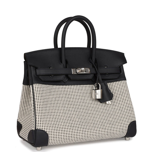 Hermès Birkin 25 Nata Swift Palladium Hardware PHW