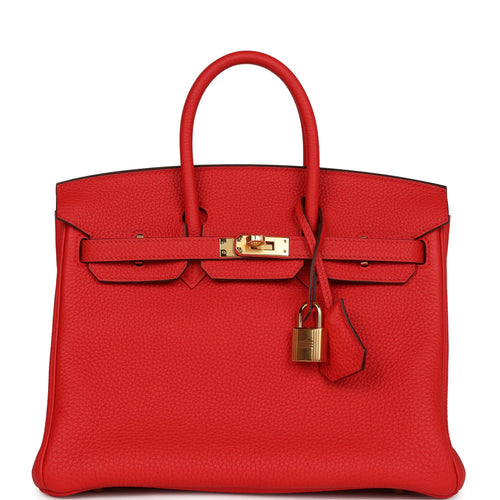 Hermes Birkin 30 Rouge Vif Togo Palladium Hardware