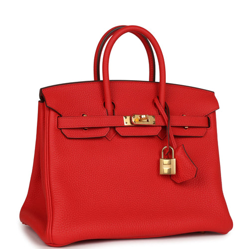 Hermes Birkin 25 Rouge De Coeur Swift Gold Hardware – Madison Avenue Couture