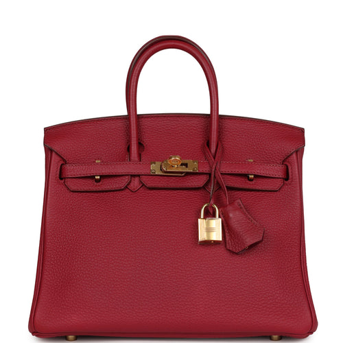 HERMÈS, ROUGE H PICOTIN LOCK 18 IN TOGO LEATHER WITH PALLADIUM HARDWARE,  2006, Handbags and Accessories, 2020