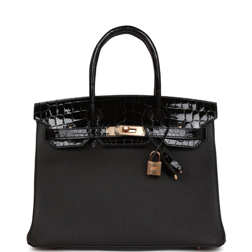 Hermes Birkin 25 Touch Black - Alligator