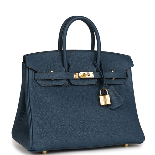 Hermes Birkin 30 Sellier Indigo Deep Navy Palladium Bag U Stamp, 2022