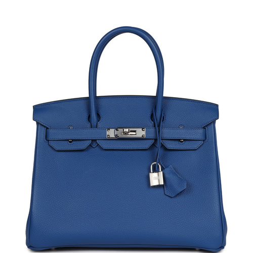 Hermes Birkin 25 Blue Atoll Tiffany Blue Togo Leather Gold Hardware at  1stDibs