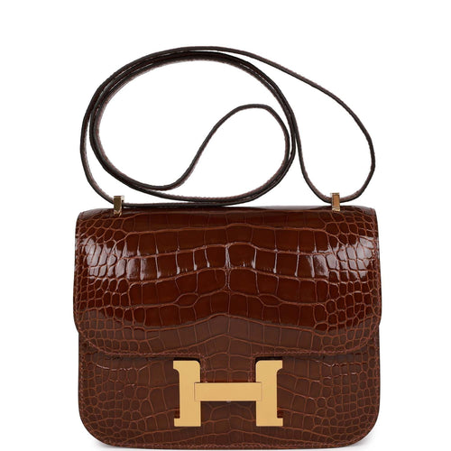 Constance ostrich handbag Hermès Beige in Ostrich - 29371606