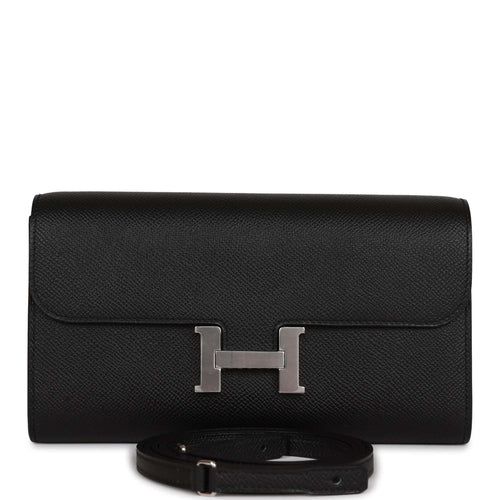 Replica Hermes Constance Long Wallet In Pink Epsom Leather