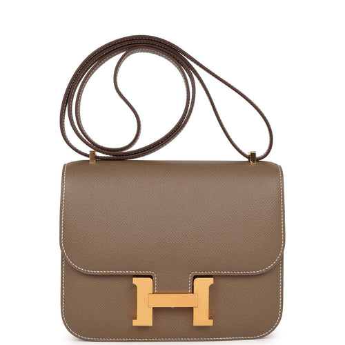 Hermès Constance 18 Blue Brume Epsom Palladium Hardware