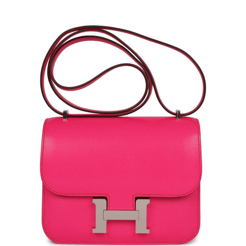 Hermes Kelly 20 Rose Extreme Chevre Chamkila Palladium Hardware – Madison  Avenue Couture