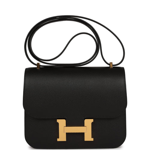 Hermès Epsom Constance 18 Shoulder Bag - Blue Shoulder Bags, Handbags -  HER447262