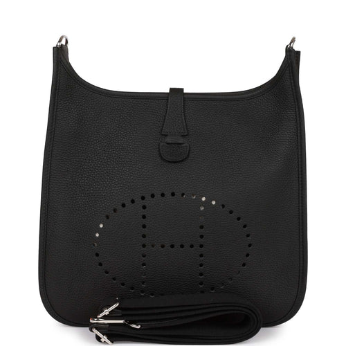 Hermes Evelyne III 29 Bag In Black (Noir) With Gold Hardware – Found Fashion