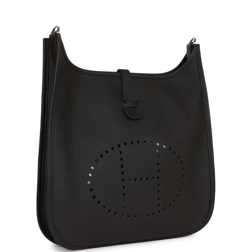 Hermes Evelyne III 29 Bag In Black (Noir) With Gold Hardware