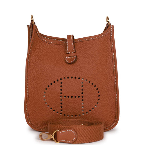 Hermes Evelyne III PM Gold Grizzly and Chamois Swift Gold Hardware –  Madison Avenue Couture