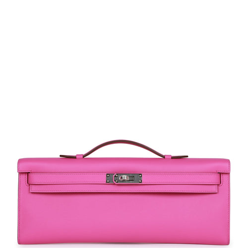 Hermès Kelly Cut Bubblegum 5P Pink Swift Gold Hardware