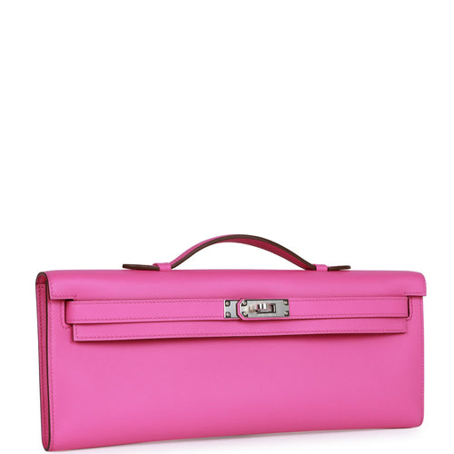 Hermes Kelly Danse Bag 5P Pink Swift Palladium – Mightychic