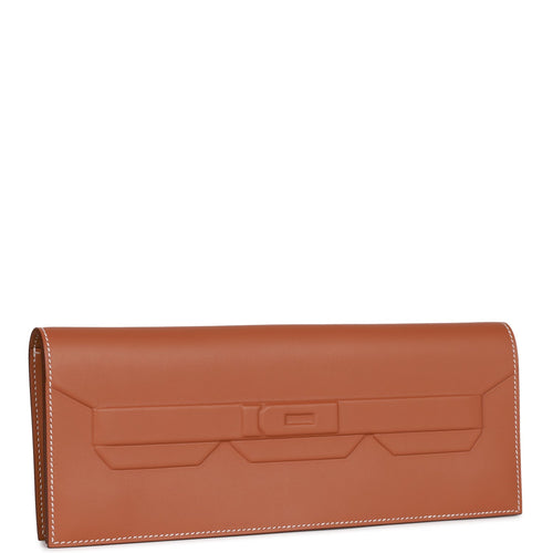 HERMES Swift Jige Elan 29 Clutch Vert Vertigo 778360