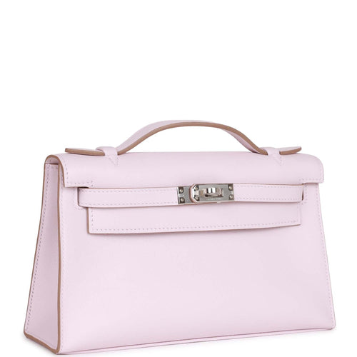 Hermes Kelly Pochette Gris Pale Swift Palladium Hardware – Madison Avenue  Couture