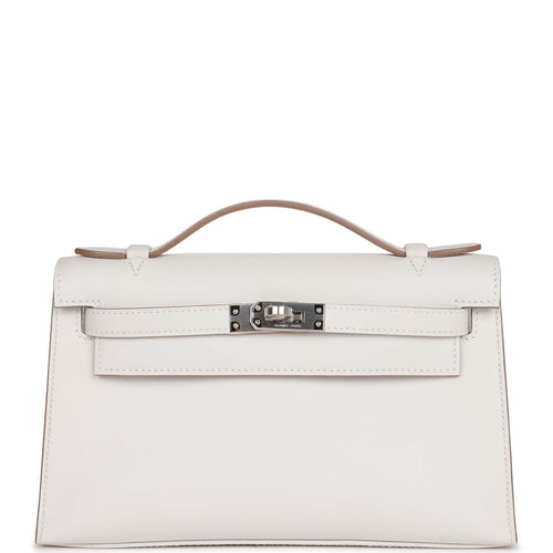 Hermès Kelly Pochette Gris Asphalte Swift With Silver Hardware - AG  Concierge Fzco