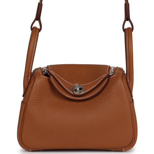 Hermes Mini Lindy Gris Perle Ostrich Gold Hardware – Madison Avenue Couture