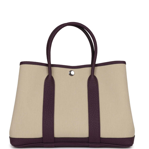 Hermes Garden Party 36 Tote Bag In Green Almond Negonda Leather, Shw