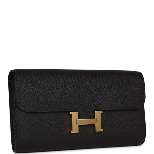 HERMES CONSTANCE TO GO WALLET EPSON BLACK