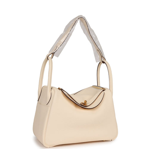 Hermes Lindy 26 Nata Clemence Gold Hardware – Madison Avenue Couture