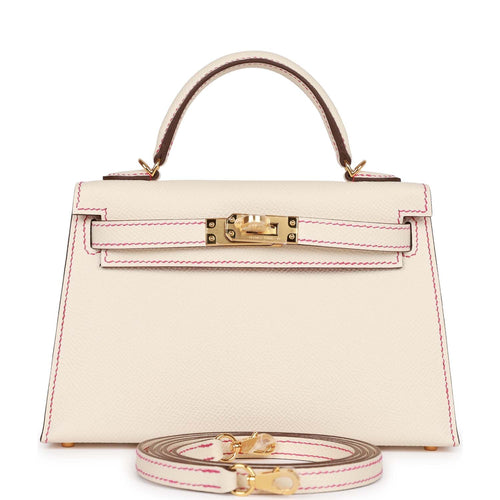 Hermes Special Order (HSS) Kelly Sellier 20 Craie and Black Epsom Pall –  Madison Avenue Couture