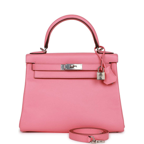Hermès Rose Sakura Swift Ghillies Kelly Wallet Palladium Hardware, 2015  Available For Immediate Sale At Sotheby's