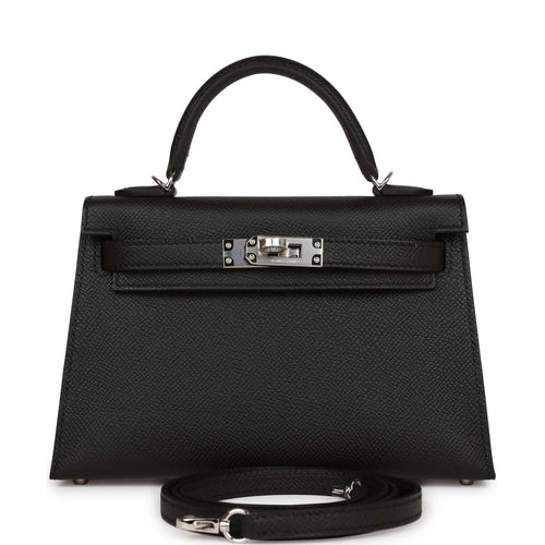 Hermes Kelly Pochette Black Ostrich Gold Hardware – Madison Avenue Couture