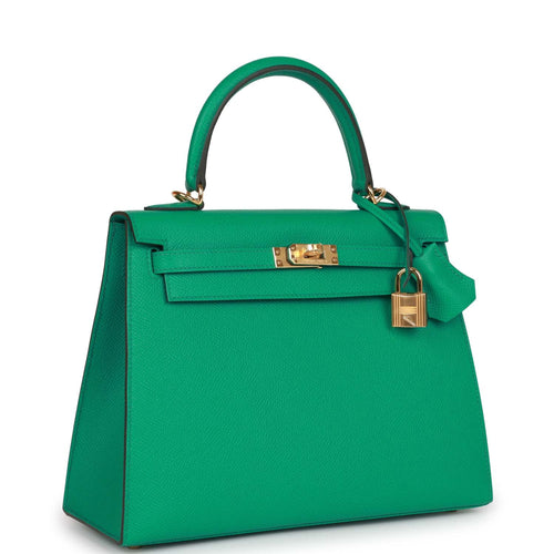 Hermes Kelly Sellier 25 Vert Comics Epsom Palladium Hardware – Madison  Avenue Couture