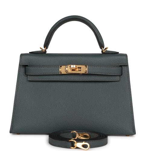 Hermes Kelly 25 Bleu Brume - Glam & Glitter